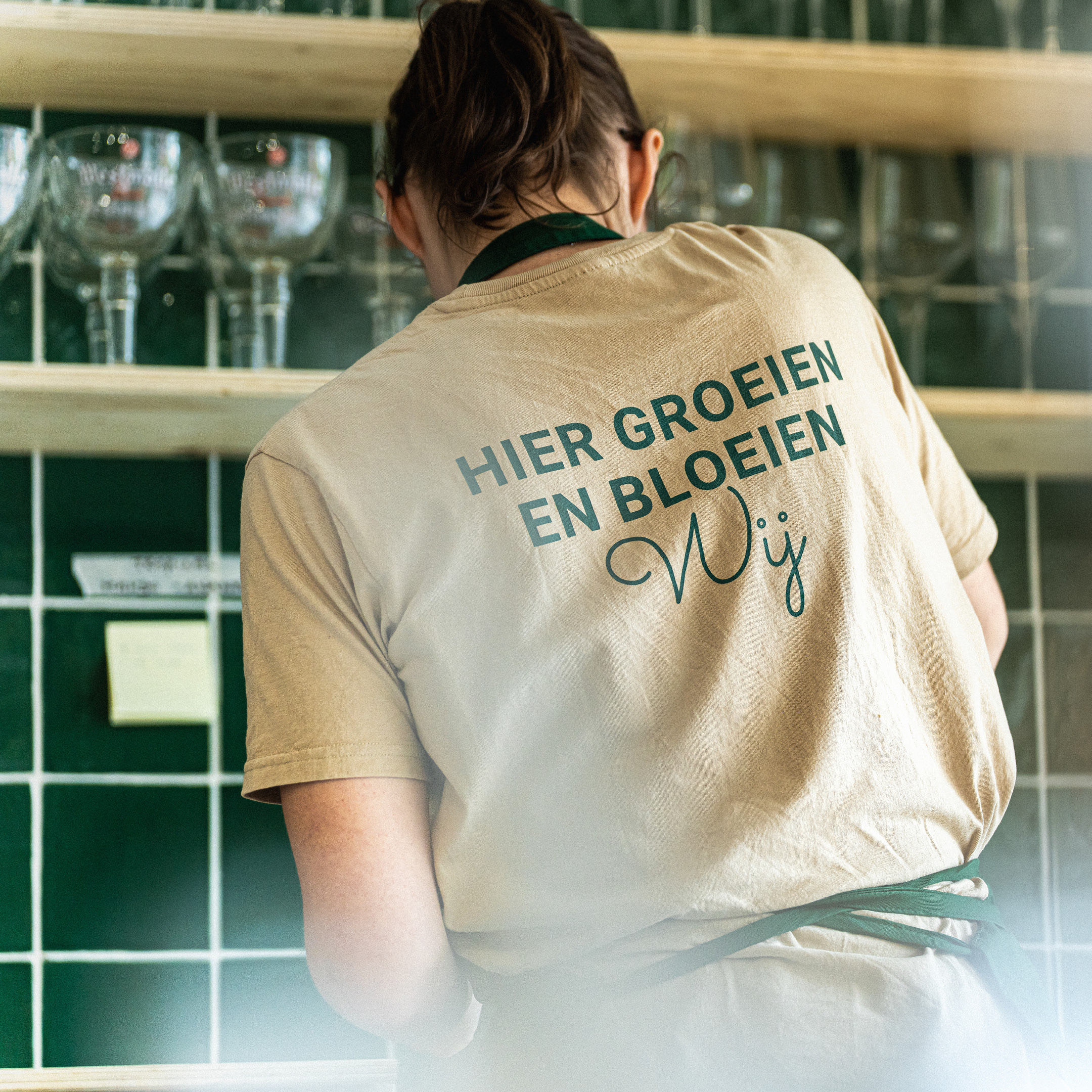 branding Tuin van de chef uniform t-shirt