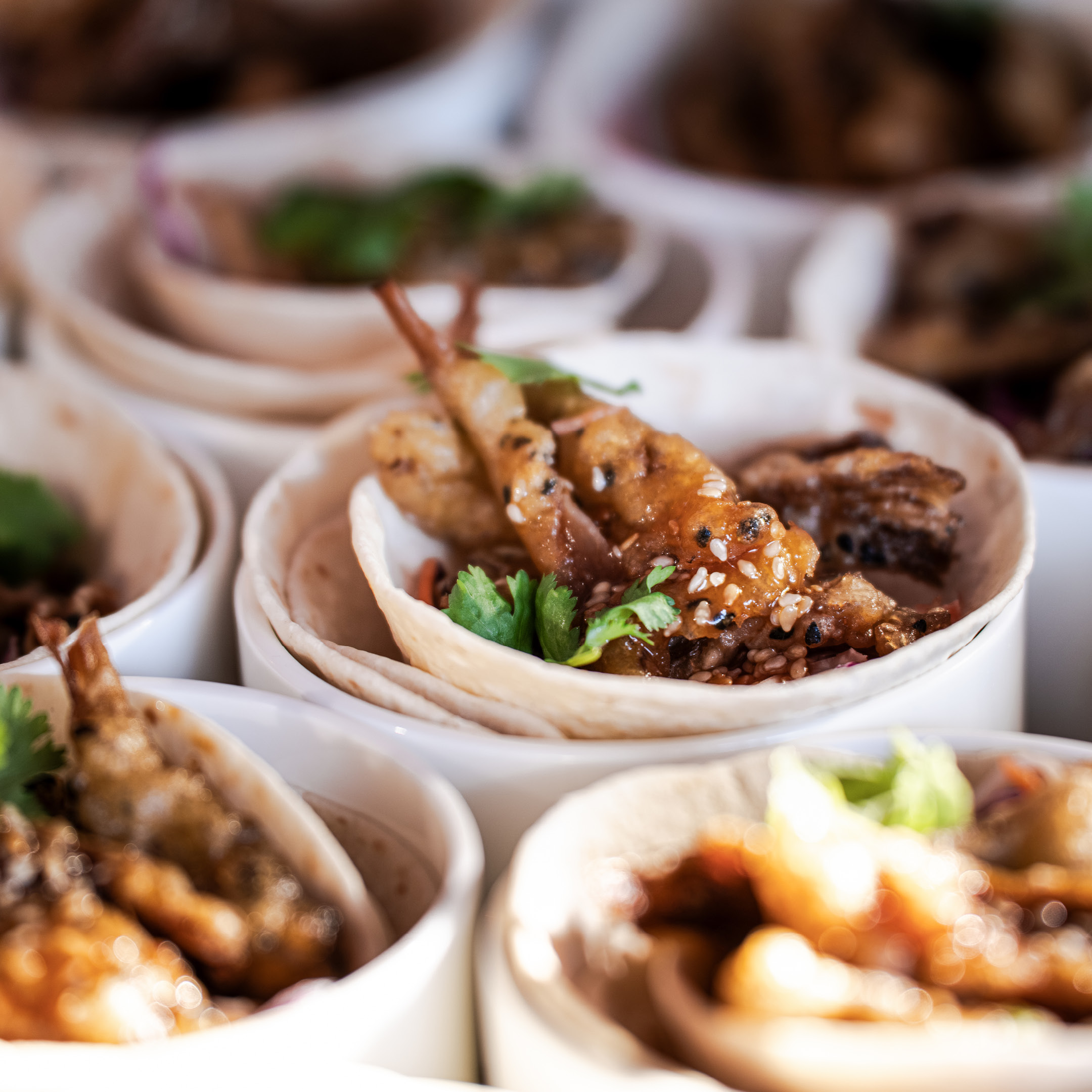 &merlin catering with small dishes