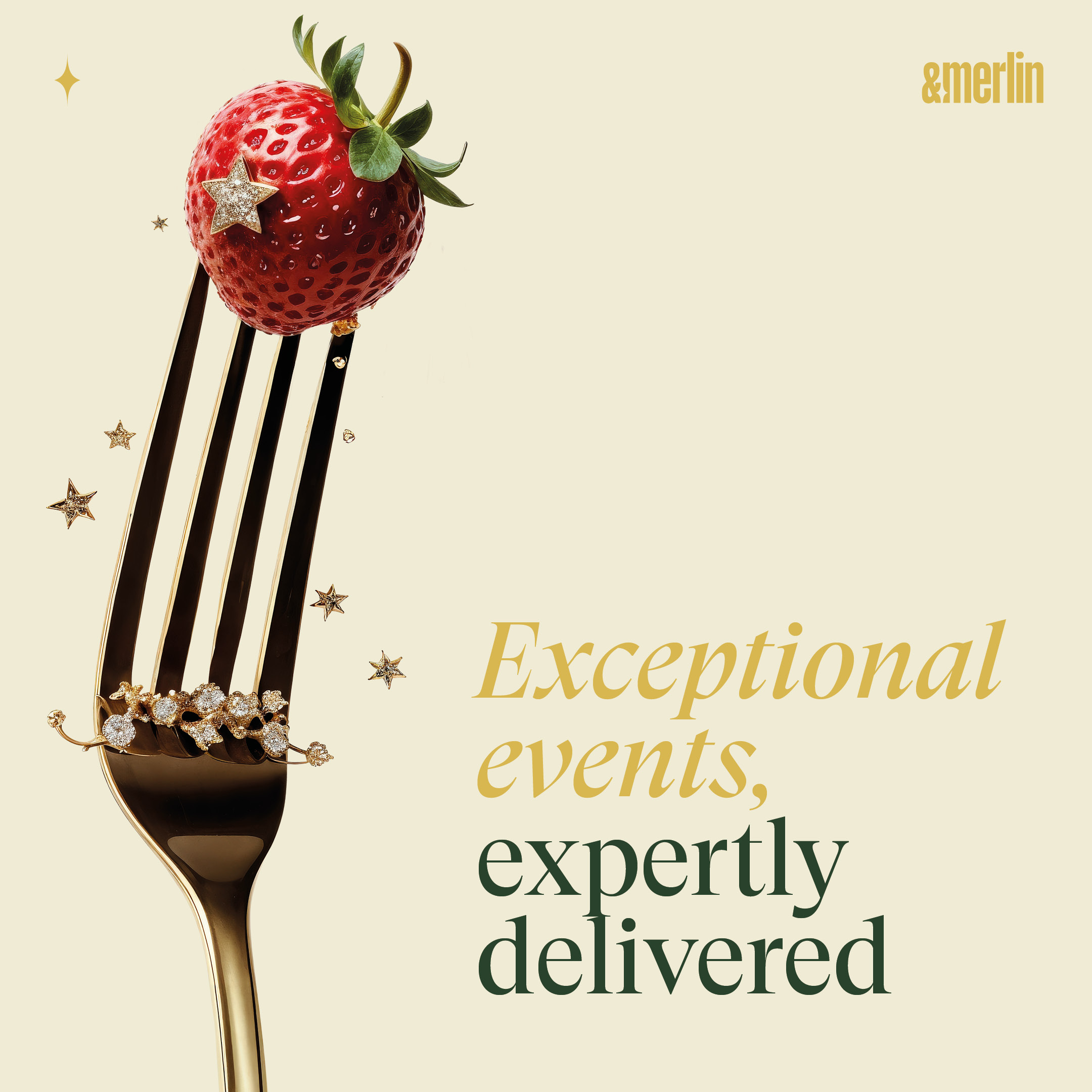 &merlin key visual: exceptional events, expertly delivered